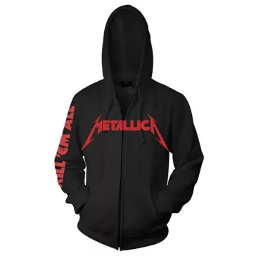 METALLICA: Kill 'em All (kapucnis pulóver, cipzáros)