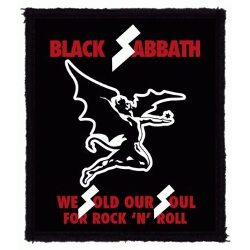 BLACK SABBATH: We Sold Our Souls (8 cm x 9,5 cm) (felvarró)