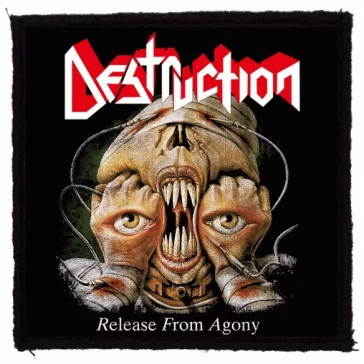   DESTRUCTION: Release From Agony (9,5 cm x 9,5 cm) (felvarró)