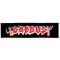 EXODUS: Logo Bonded superstrip (22 cm x 5 cm) (felvarró)