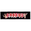 EXODUS: Logo Bonded superstrip (22 cm x 5 cm) (felvarró)