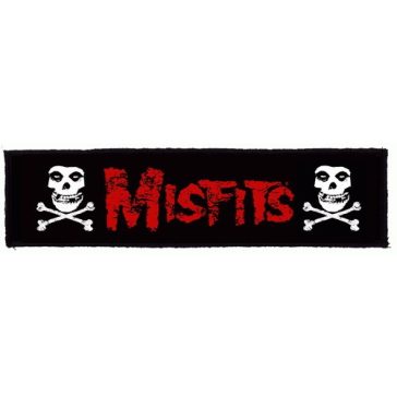 MISFITS: Logo Superstrip (22 cm x 5 cm) (felvarró)
