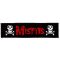 MISFITS: Logo Superstrip (22 cm x 5 cm) (felvarró)