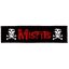 MISFITS: Logo Superstrip (22 cm x 5 cm) (felvarró)