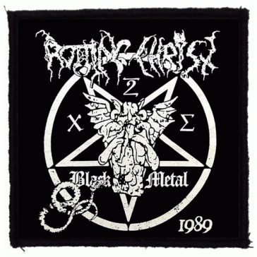 ROTTING CHRIST: Black Metal (9,5 cm x 9,5 cm) (felvarró)
