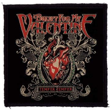   BULLET FOR MY VALENTINE: Temper Temper (9,5 cm x 9,5 cm) (felvarró)