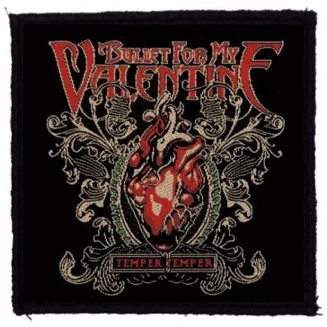   BULLET FOR MY VALENTINE: Temper Temper (9,5 cm x 9,5 cm) (felvarró)