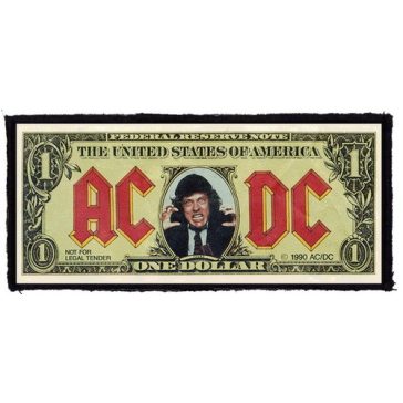 AC/DC: Bank Note (15 cm x 6,5 cm) (felvarró)