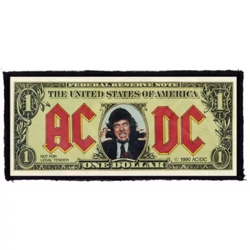 AC/DC: Bank Note (15 cm x 6,5 cm) (felvarró)