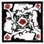 RED HOT CHILI PEPPERS: Blood Sugar (9,5 cm x 9,5 cm) (felvarró)