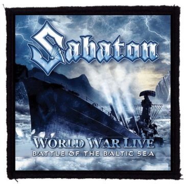 SABATON: World War Live (9,5 cm x 9,5 cm) (felvarró)