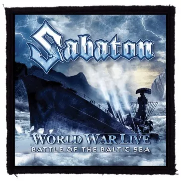 SABATON: World War Live (9,5 cm x 9,5 cm) (felvarró)