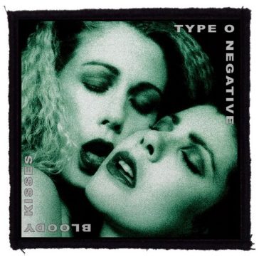 TYPE O NEGATIVE: Bloody Kisses (9,5 cm x 9,5 cm) (felvarró)