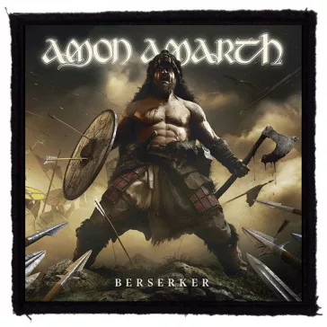 AMON AMARTH: Berserker (9,5 cm x 9,5 cm) (felvarró)