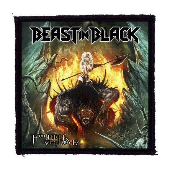 BEAST IN BLACK: From Hell With Love (9,5 cm x 9,5 cm) (felvarró) BEAST IN BLACK: From Hell With Love (9,5 cm x 9,5 cm) (felvarró)