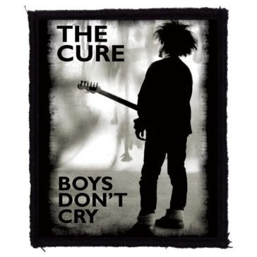 CURE: Boys Don't Cry (7,5 cm x 9,5 cm) (felvarró)