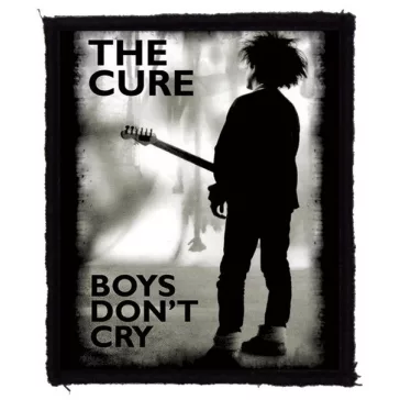 CURE: Boys Don't Cry (7,5 cm x 9,5 cm) (felvarró)