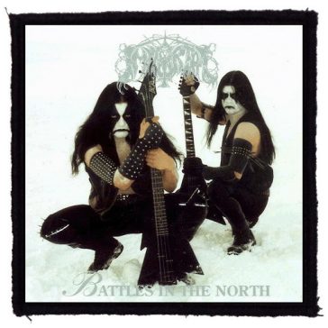 IMMORTAL: Battles In The North (9,5 cm x 9,5 cm) (felvarró)
