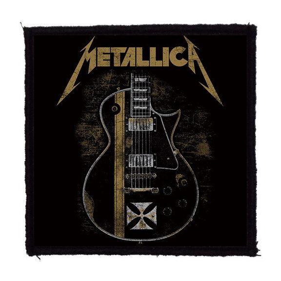 METALLICA: Hetfield Guitar (9,5 cm x 9,5 cm) (felvarró) METALLICA: Hetfield Guitar (9,5 cm x 9,5 cm) (felvarró)