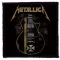 METALLICA: Hetfield Guitar (9,5 cm x 9,5 cm) (felvarró)