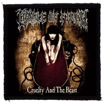   CRADLE OF FILTH: Cruelty And The Beast (9,5 cm x 9,5 cm) (felvarró)