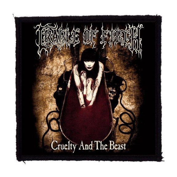 CRADLE OF FILTH: Cruelty And The Beast (9,5 cm x 9,5 cm) (felvarró) CRADLE OF FILTH: Cruelty And The Beast (9,5 cm x 9,5 cm) (felvarró)