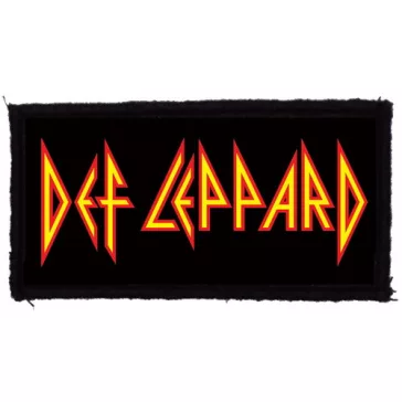 DEF LEPPARD: Logo (9,5 cm x 4,5 cm) (felvarró)