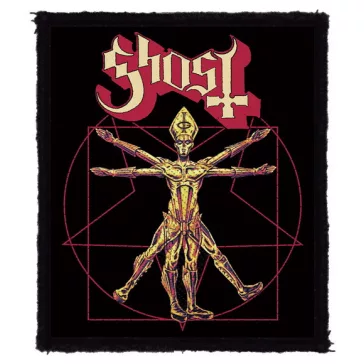 GHOST: The Vitruvian Ghost (8 cm x 9,5 cm) (felvarró)