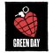 GREEN DAY: Heart Grenade (8 cm x 9,5 cm) (felvarró)