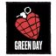 GREEN DAY: Heart Grenade (8 cm x 9,5 cm) (felvarró)