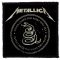 METALLICA: Never Cared (9,5 cm x 9,5 cm) (felvarró)