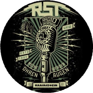RAMMSTEIN: Radio (nagy jelvény, 3,7 cm)
