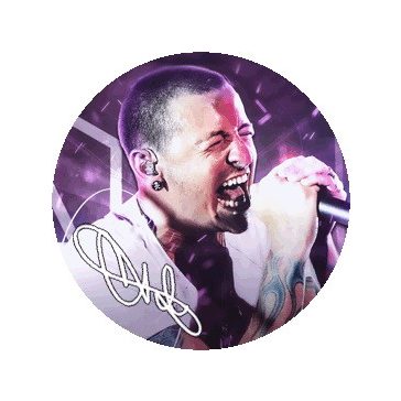 LINKIN PARK: Chester (jelvény, 2,5 cm)