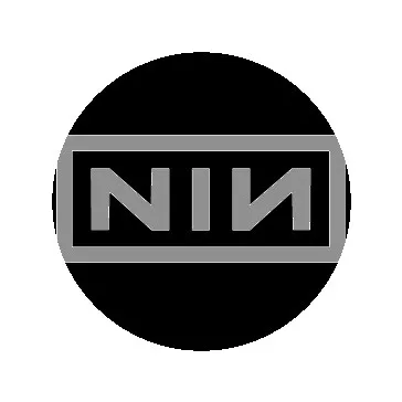 NINE INCH NAILS: Logo (jelvény, 2,5 cm)