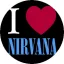 NIRVANA: I Love Nirvana (jelvény, 2,5 cm)