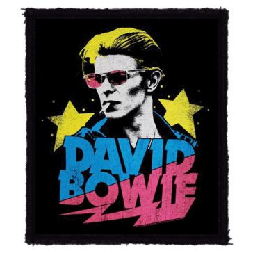 DAVID BOWIE: Starman (8 cm x 9,5 cm) (felvarró)