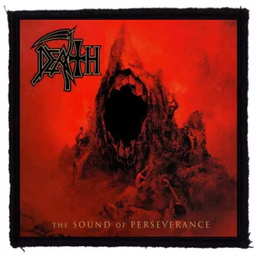 DEATH: Sound Of Perseverance (9,5 cm x 9,5 cm) (felvarró)