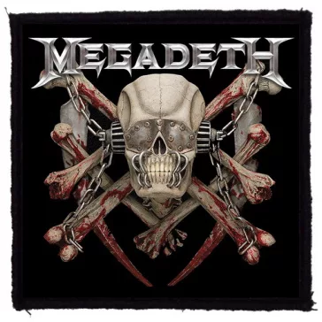 MEGADETH: Final Killing (9,5 cm x 9,5 cm) (felvarró)