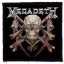 MEGADETH: Final Killing (9,5 cm x 9,5 cm) (felvarró)