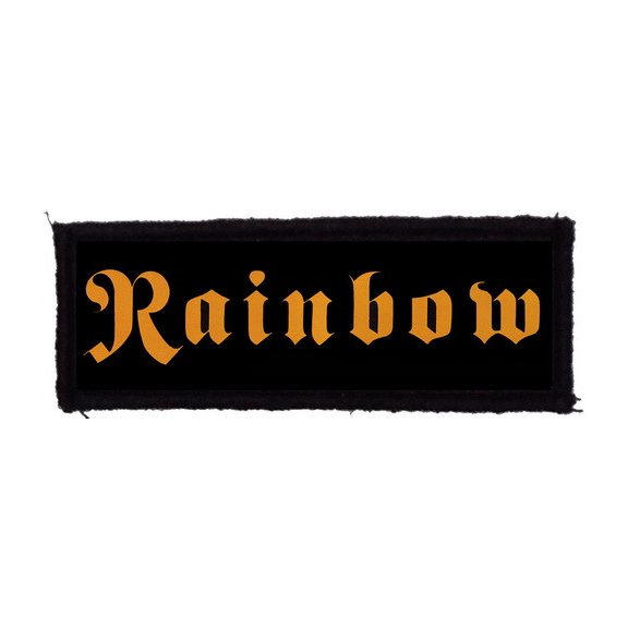 RAINBOW: Logo (12,5 cm x 4 cm) (felvarró) RAINBOW: Logo (12,5 cm x 4 cm) (felvarró)