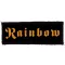 RAINBOW: Logo (12,5 cm x 4 cm) (felvarró)