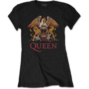 QUEEN: Classic Crest Black (női)