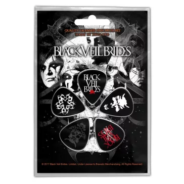 BLACK VEIL BRIDES - Skull (5 db pengető, 1 mm vastag)