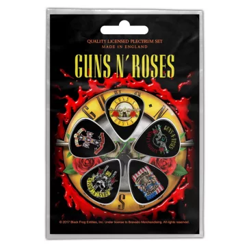   GUNS N' ROSES - Bullet Logo (5 db pengető, 1 mm vastag)