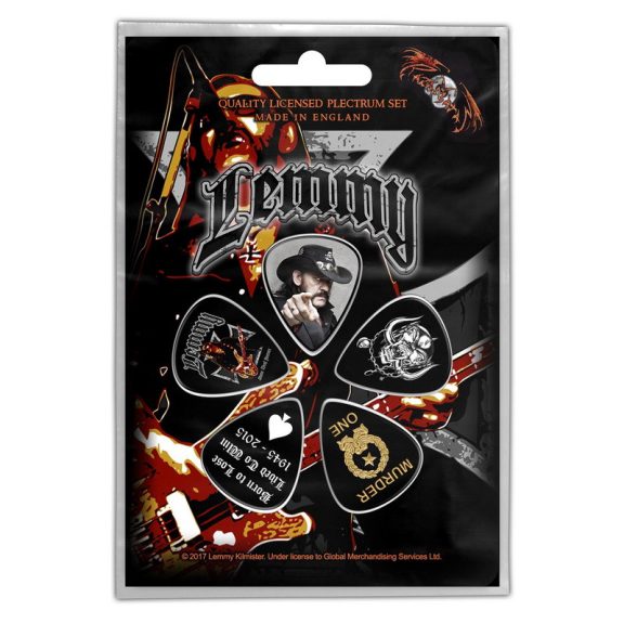 LEMMY - Stone Deaf Forever (5 db pengető, 1 mm vastag) LEMMY - Stone Deaf Forever (5 db pengető, 1 mm vastag)