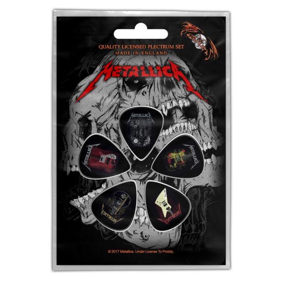 METALLICA - Guitars (5 db pengető, 1 mm vastag) METALLICA - Guitars (5 db pengető, 1 mm vastag)
