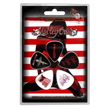   MÖTLEY CRÜE - Red, White & Crue (5 db pengető, 1 mm vastag)