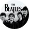 BEATLES: 1964 B/W (nagy jelvény, 3,7 cm)