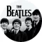 BEATLES: 1964 B/W (nagy jelvény, 3,7 cm)