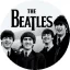 BEATLES: 1964 B/W (nagy jelvény, 3,7 cm)